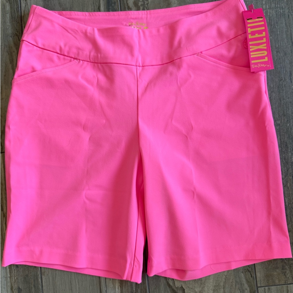 Lilly Pulitzer Bright Pink Athletic Shorts